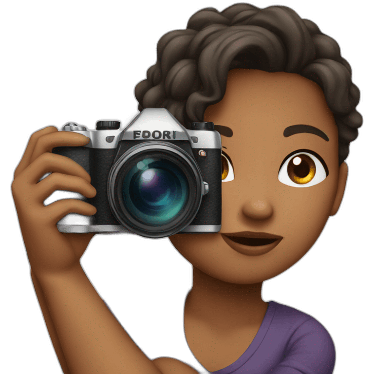 Camera girl emoji