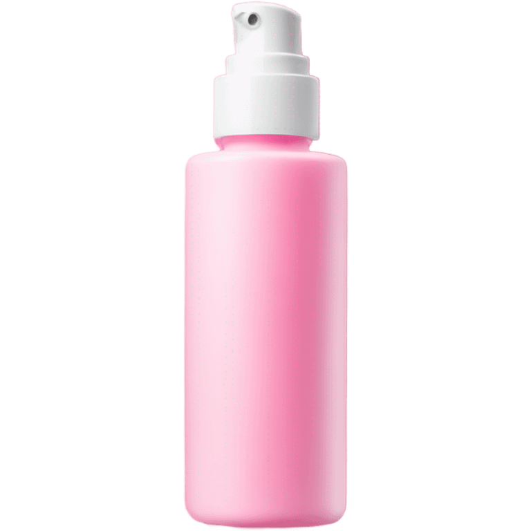 Pink toner bottle skincare emoji