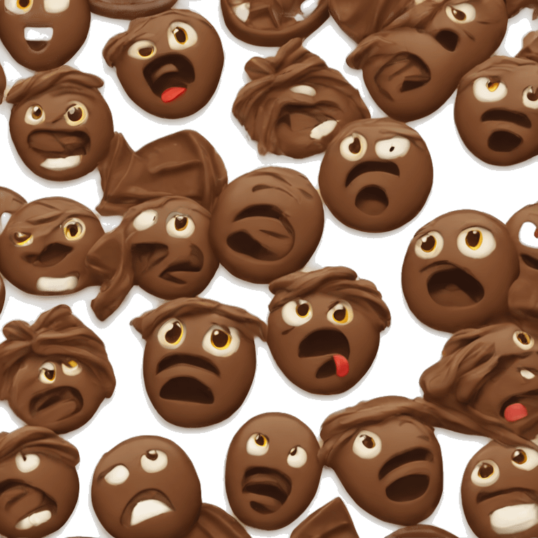 Sinabon with chocolate inside emoji