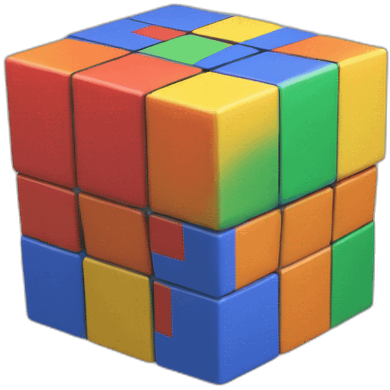 Rubix cube emoji