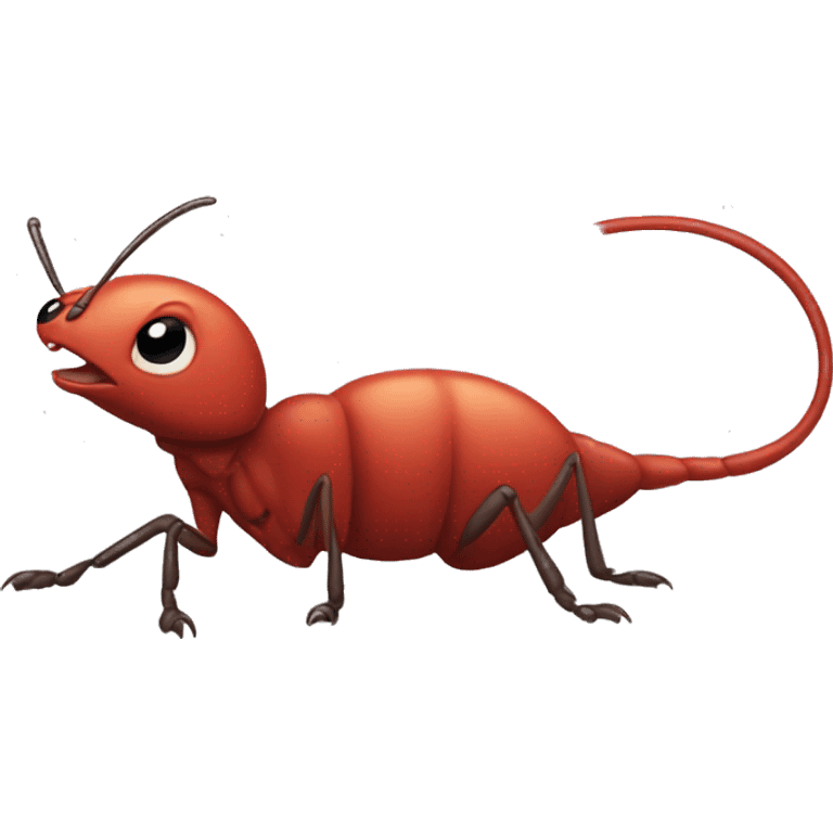 red Ant eater emoji