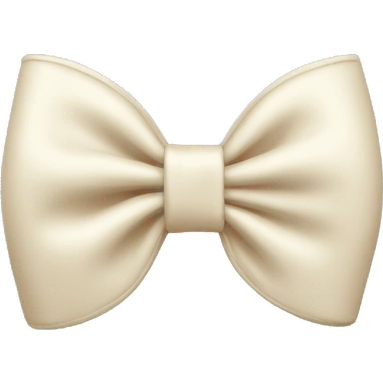 cream bow emoji