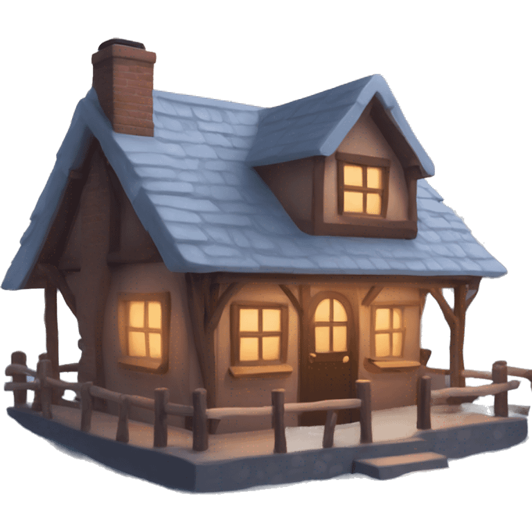 cozy cottage emoji