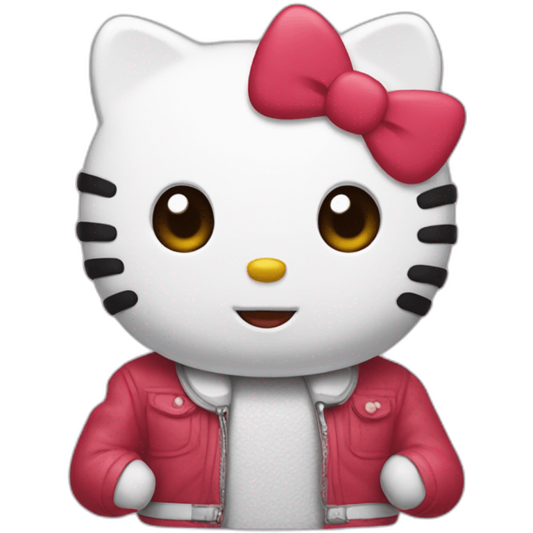 Hello kitty qui pete emoji