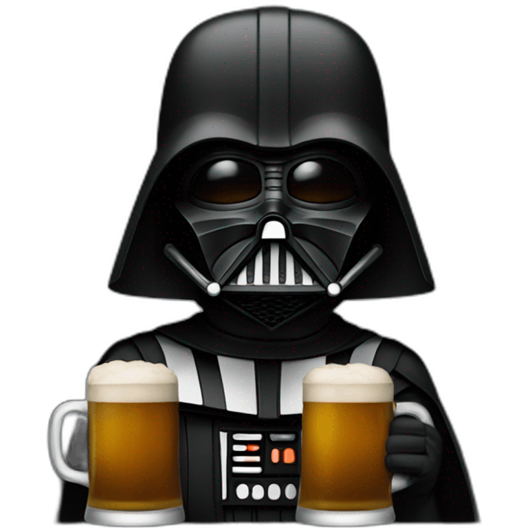 Dark vador beer emoji