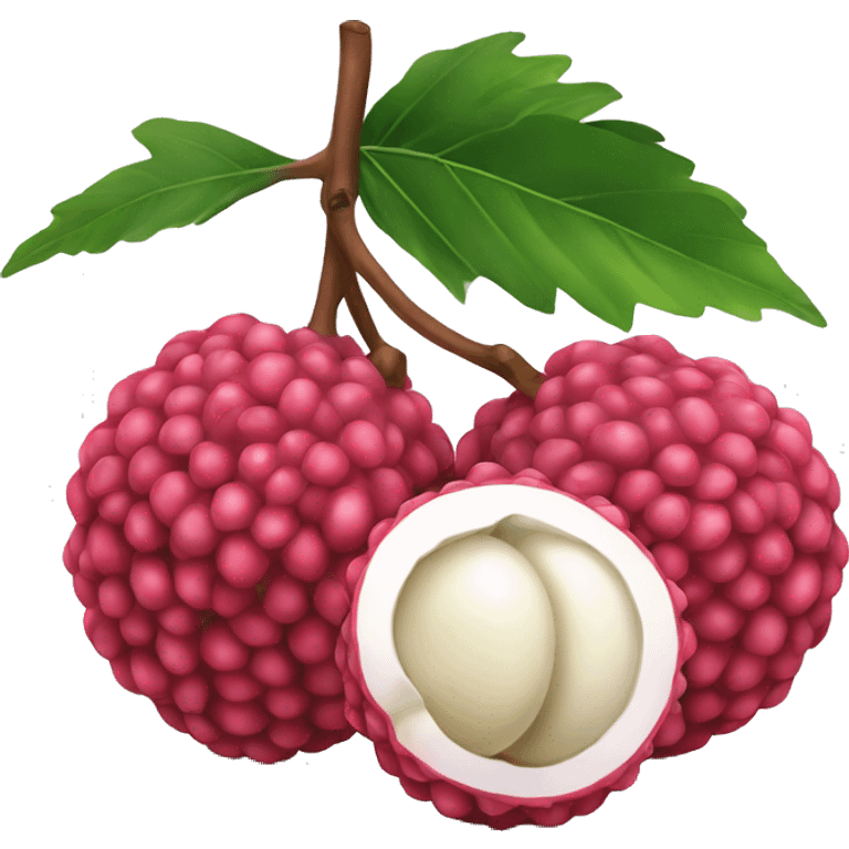 Lychee emoji