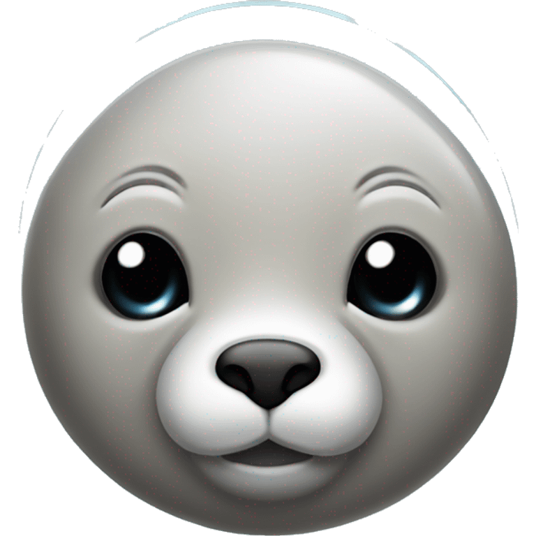 Seal with halo on its head emoji