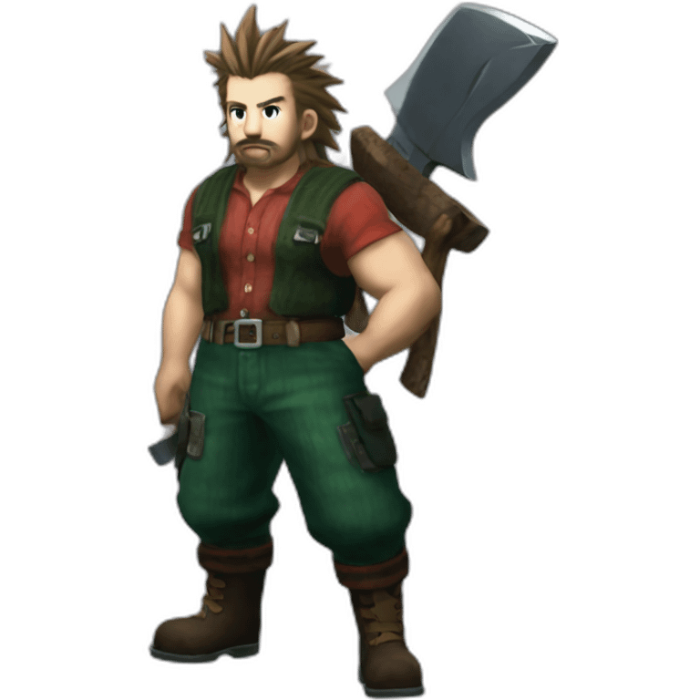 lumberjack in final fantasy vii emoji