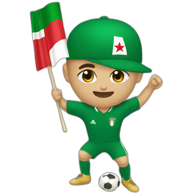 Algeria win world cub emoji