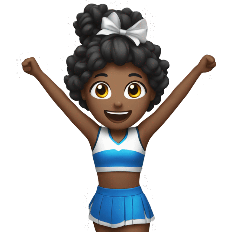 cheerleader cheering emoji