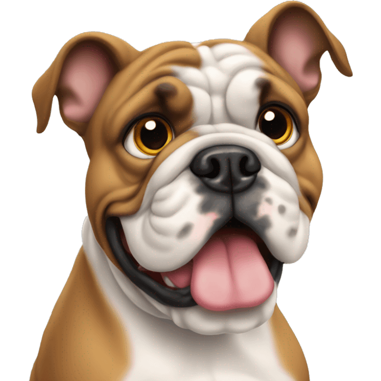 Bulldog Frances en picina  emoji