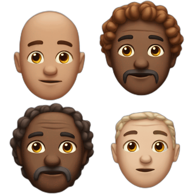 three giants emoji