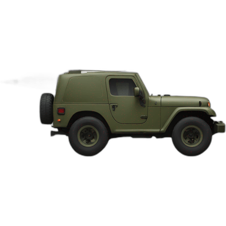 military missile launching jeep emoji