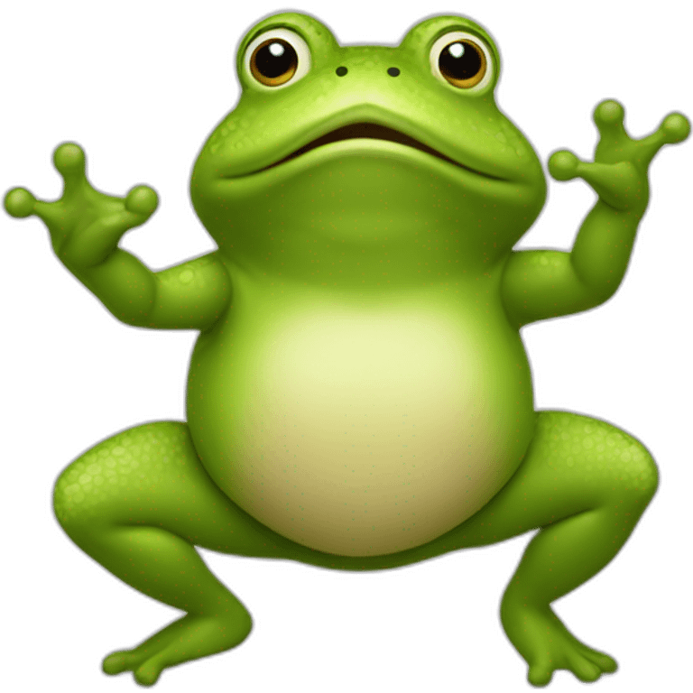 Crapaud qui danse  emoji