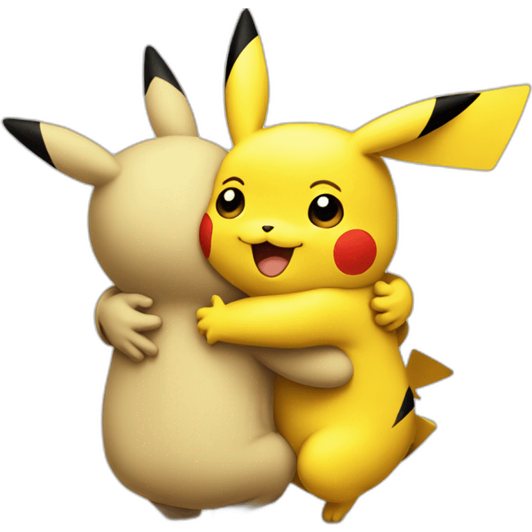 HUG pikachu emoji