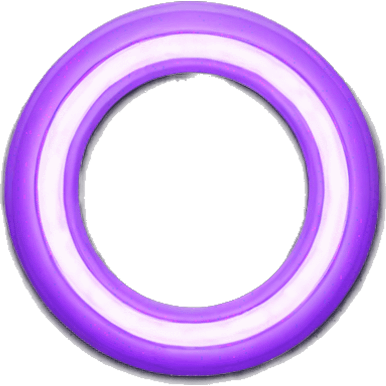 Purple LED ring light for phone white border emoji