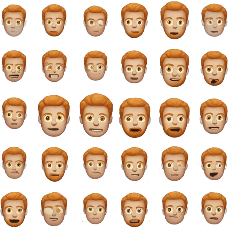 Ginger man emoji