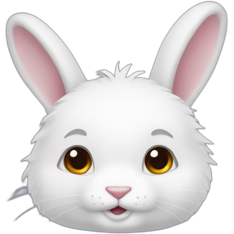 White Furred Rabbit emoji