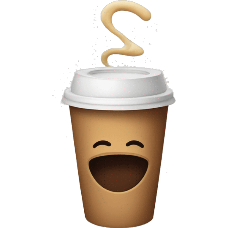 Disposable coffee cup emoji