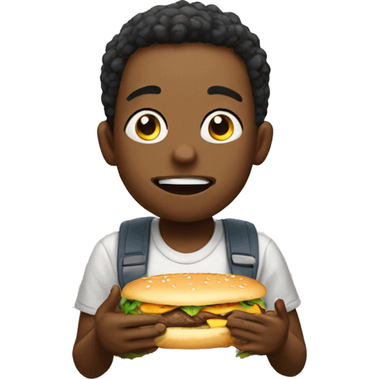 Hungry boy emoji