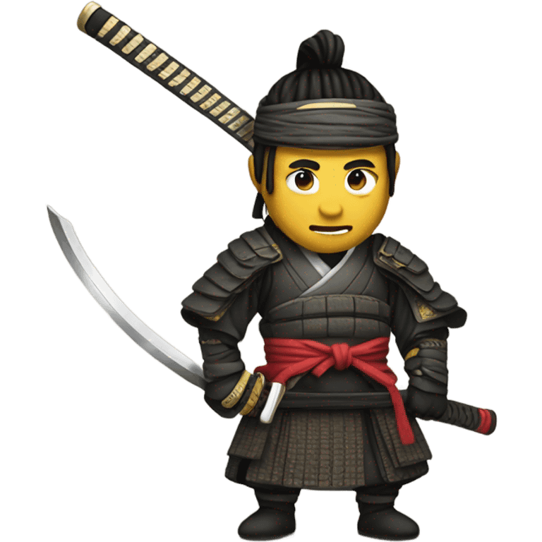 Samurai with a katana emoji