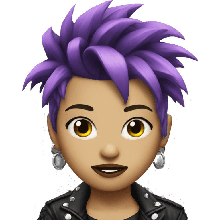 punk girl  emoji