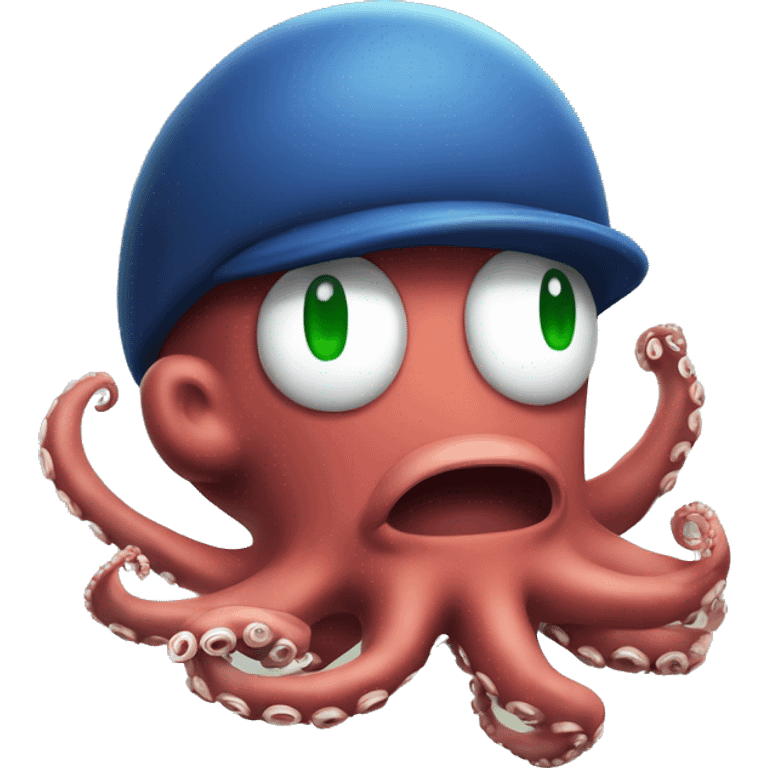 octopus fghting mario and luigi emoji