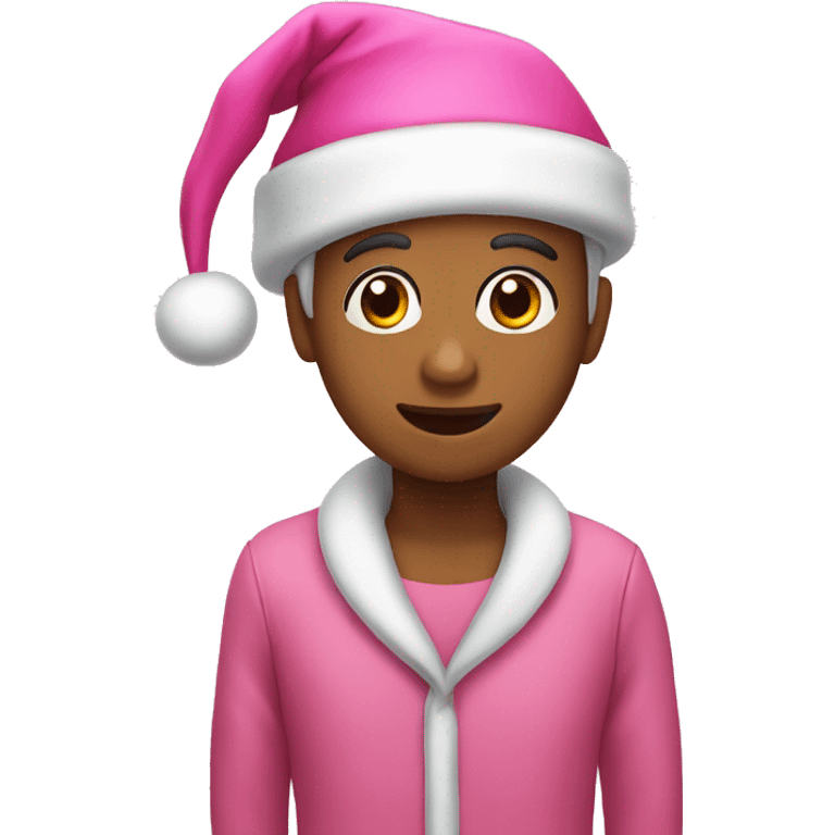 Pink Chritsmas  emoji