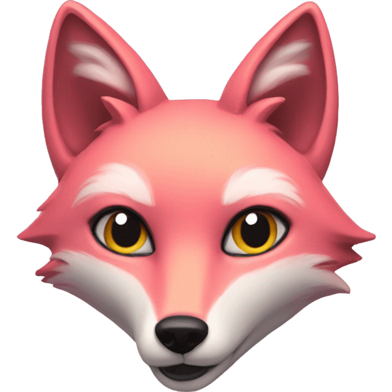 Pink fox  emoji