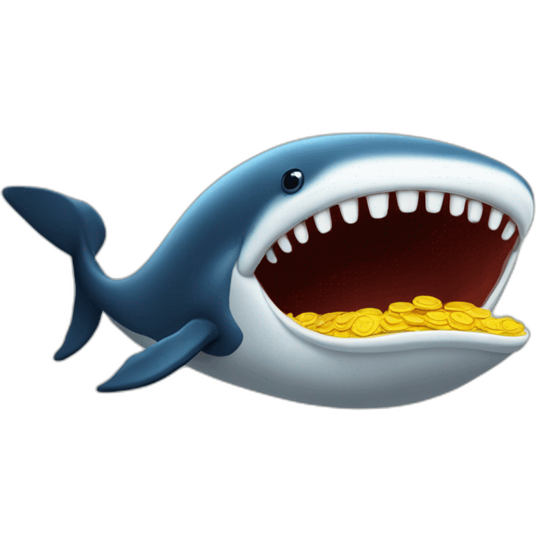 whale--greedy- money emoji