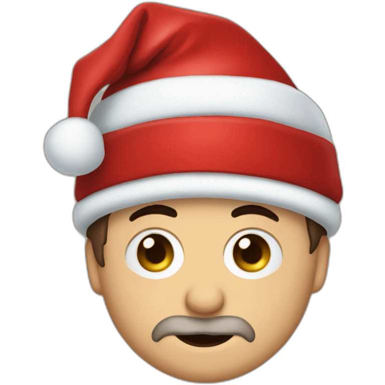 robert downey jr santa hat on head emoji