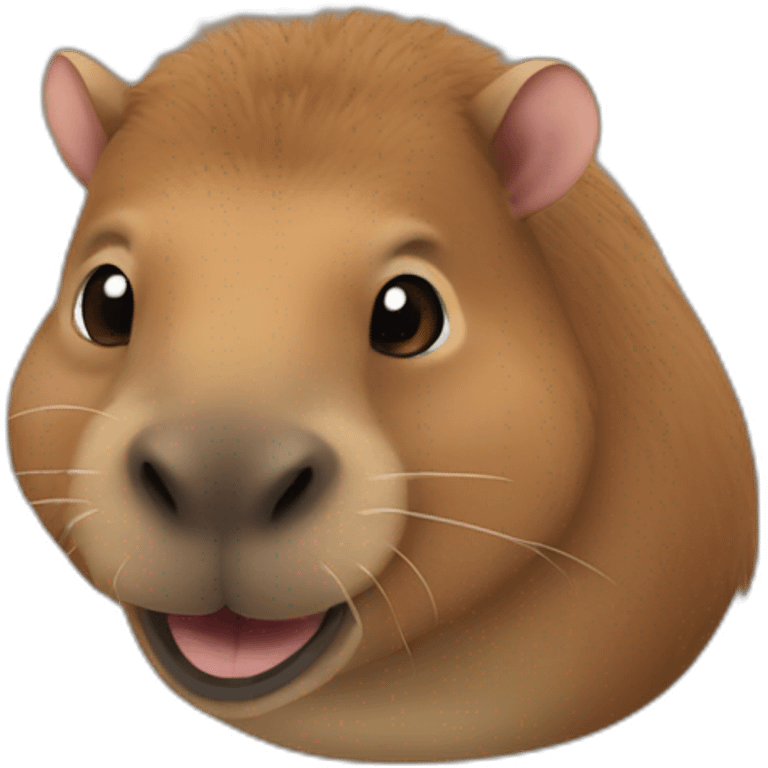 capibara qui vole emoji