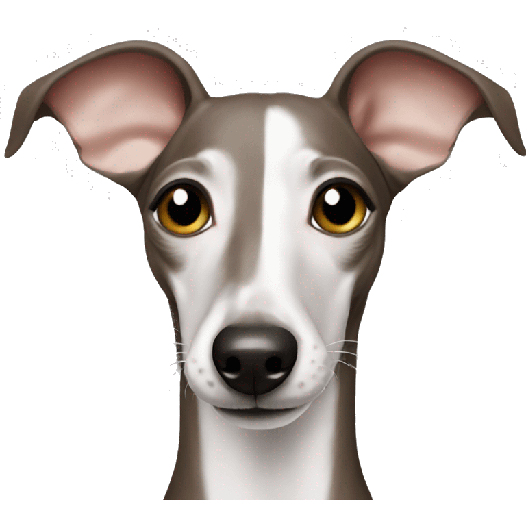 smiling italian greyhound emoji