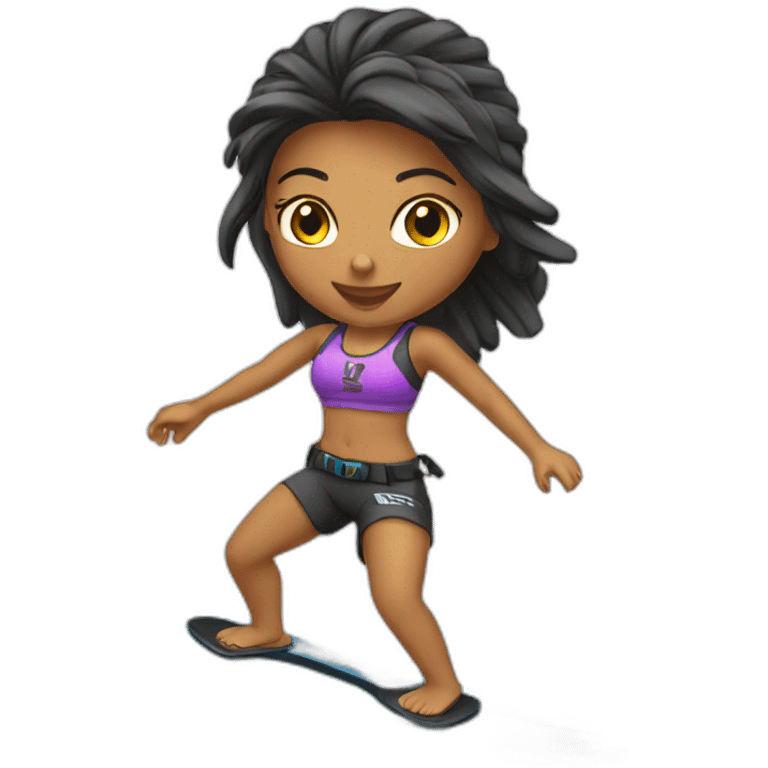 wakeboard-girl emoji