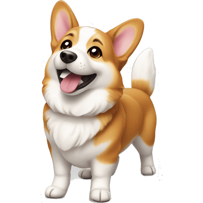 Happy Corgi emoji