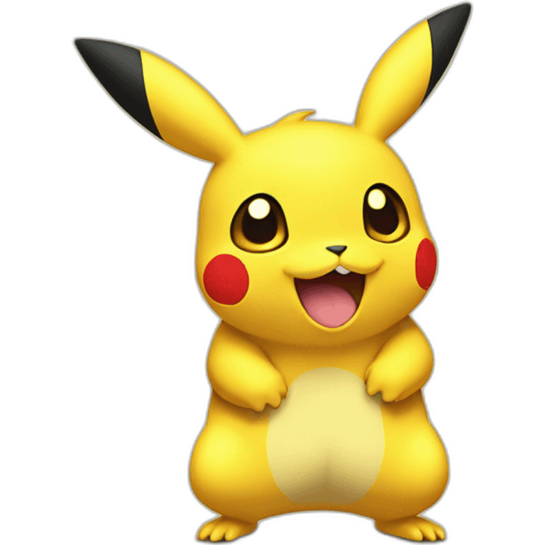 Pikatchu déguiser en stitch emoji