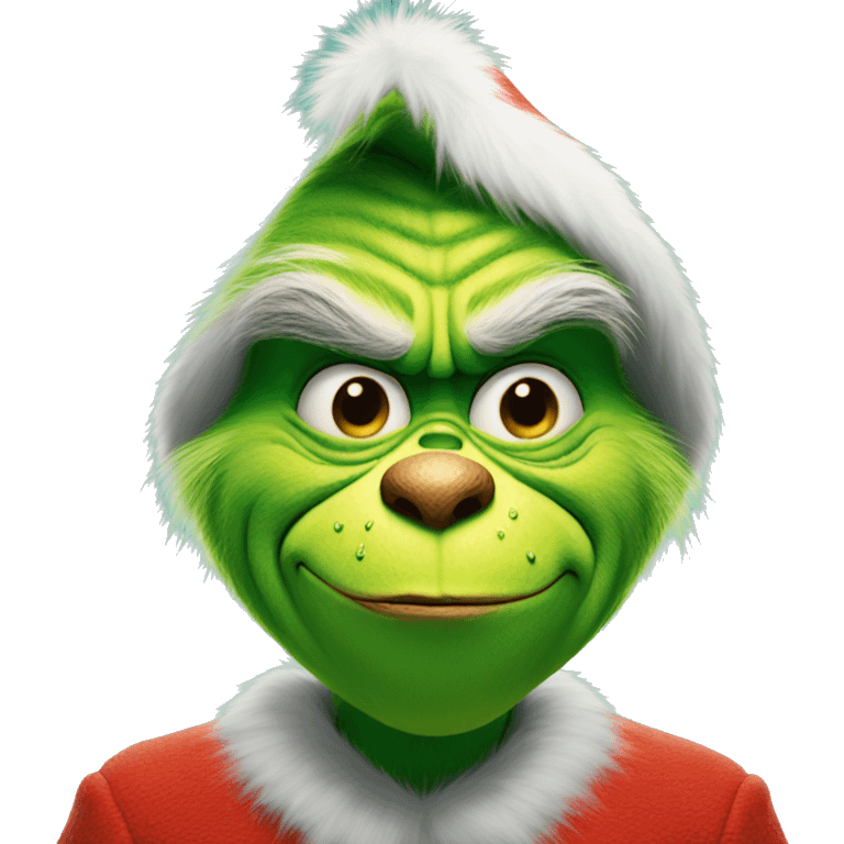 The grinch  emoji