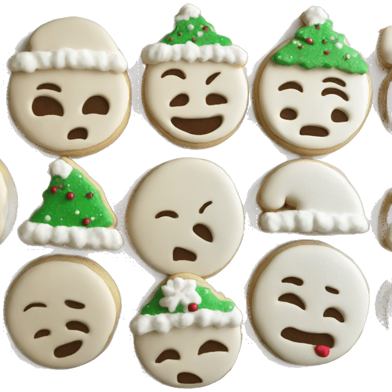 Christmas sugar cookies emoji