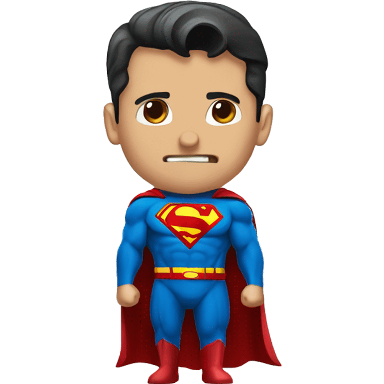 Superman with bad head emoji