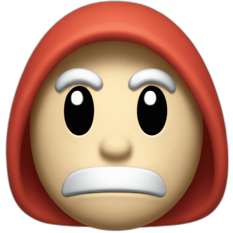 shy guy from mario emoji