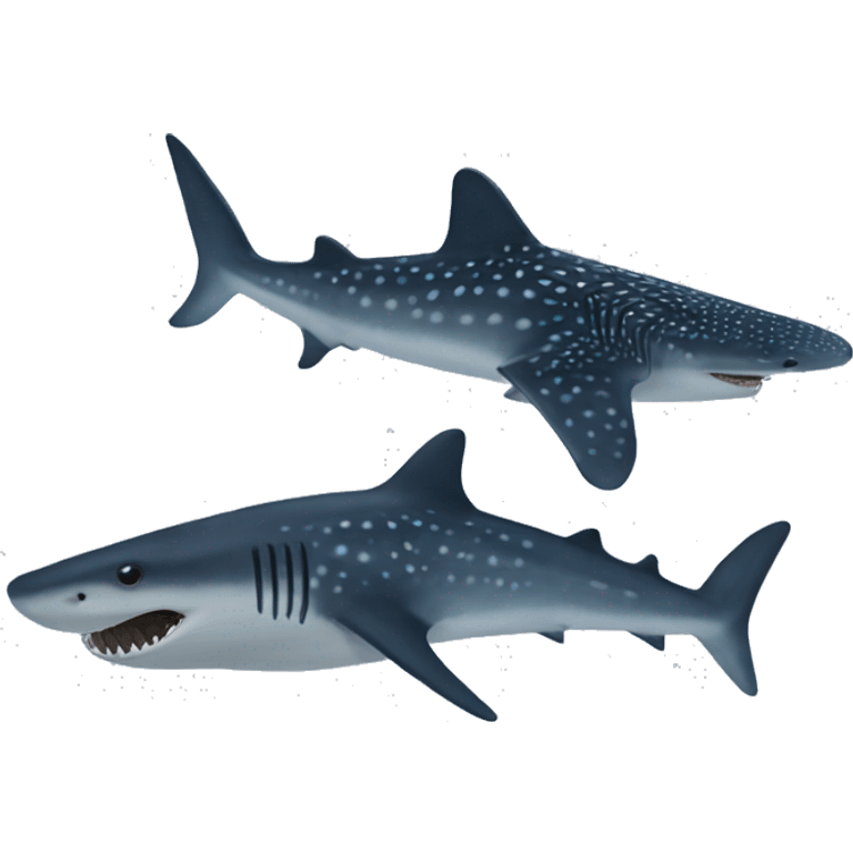 Whale shark no teeth emoji