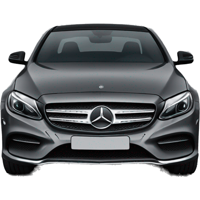 Mercedes-Benz w205 dark gray + black  emoji