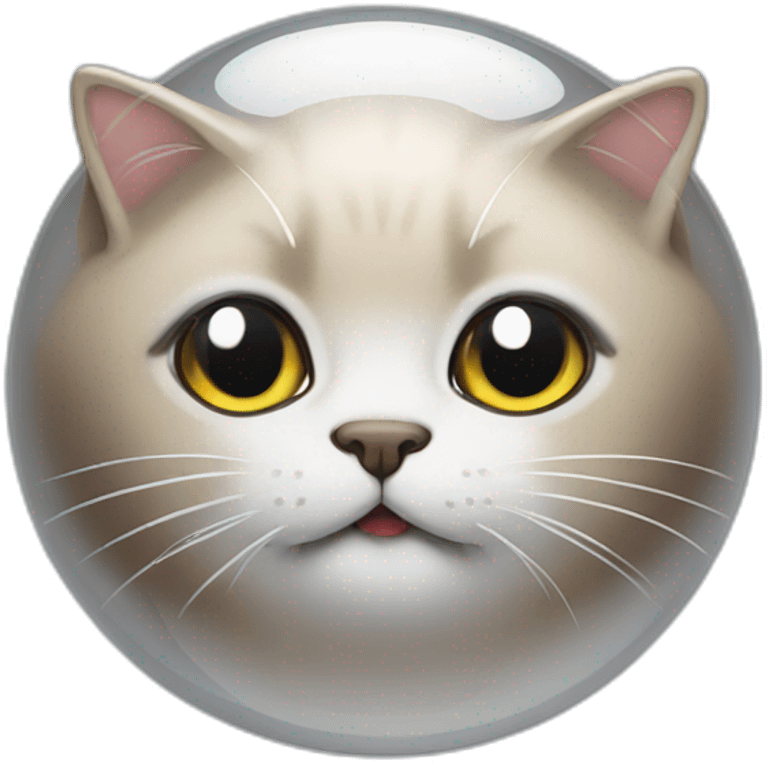 Boule de cristal chat emoji