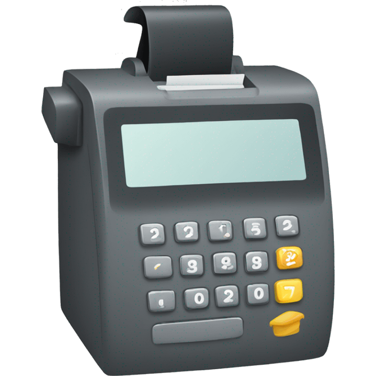 pos machine simple emoji