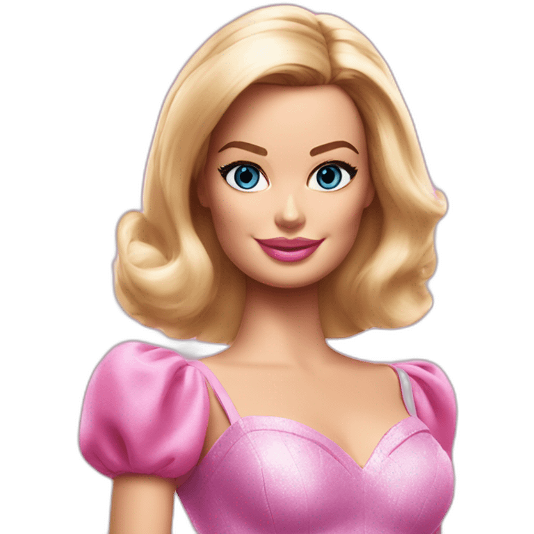 margot robbie as barbie emoji