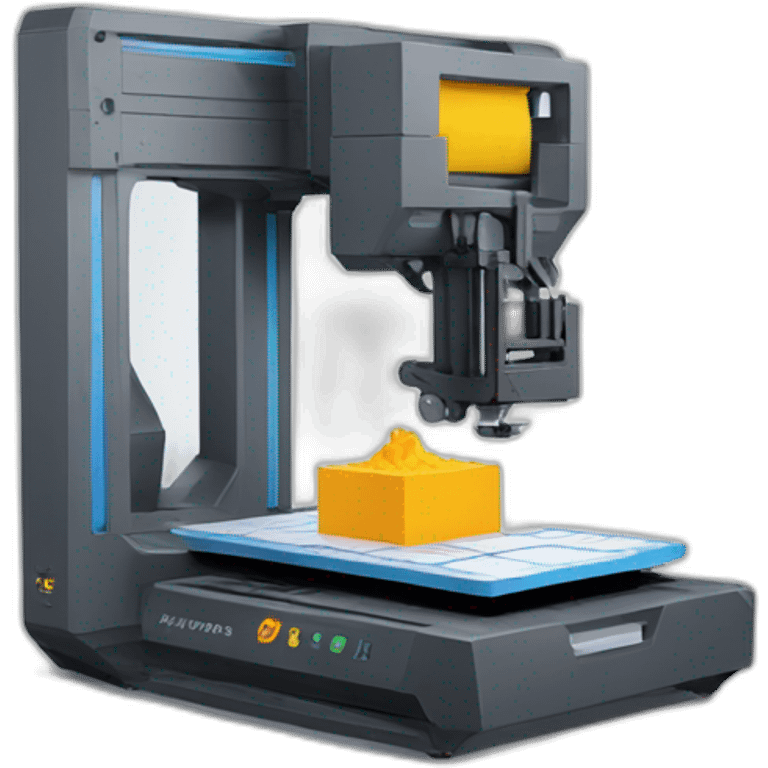 3d Printer Printing 3d Printer emoji