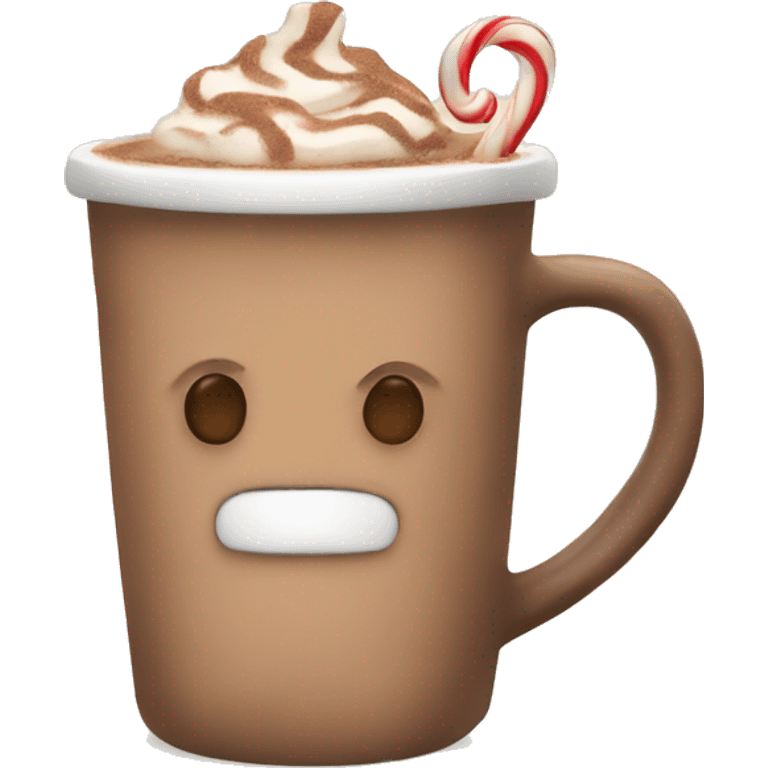 Beige hot chocolate  emoji