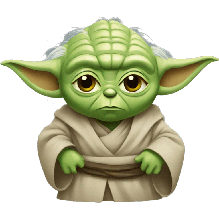 Disappointed Yoda emoji