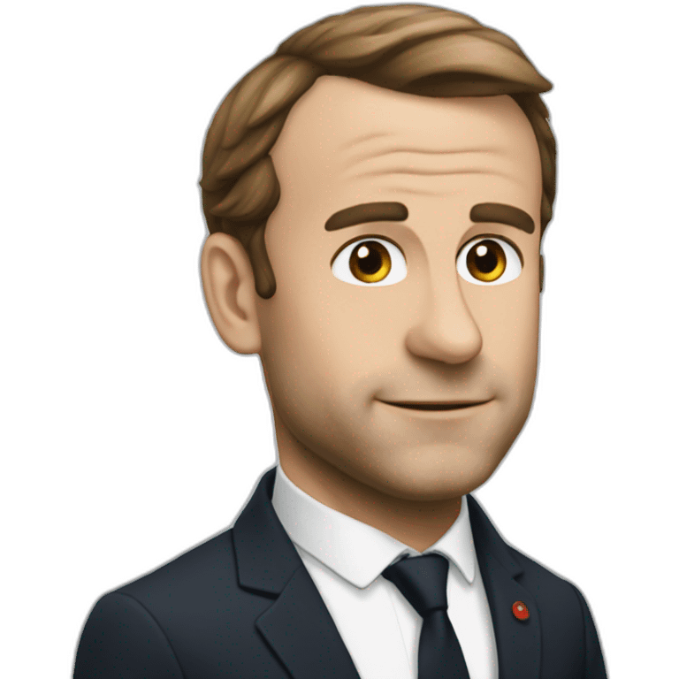 Macron slip emoji