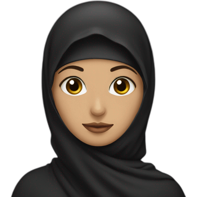 Niqab girl emoji